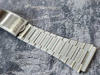 Nova pulseira Seiko 20mm extremidade reta 6138-0040 0041 H links fit Bullhead. - Imagem 1 de 4