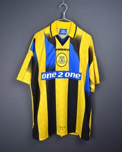 Everton FC Vintage 1996-1998 Away Umbro Jersey Made in England XXL One2one - Picture 1 of 11