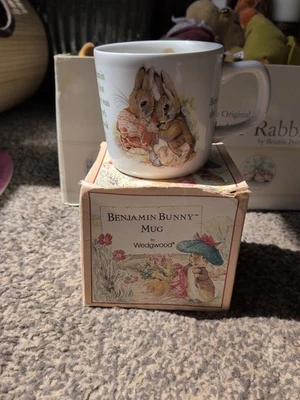 Wedgwood Boxed Beatrix Potter Benjamin Bunny Collectors Mug - Image 1 of 4