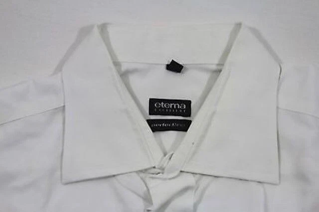 Eterna Eccellente Perfetto Line Camicia di Affari Bianco Manica Gr.42 Top #5324 - Immagine 1 di 1