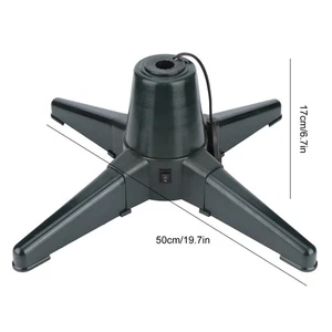 50cm / 19.7in Christmas Tree Stand Electric 360 Degree Rotating Base Tree S - Picture 1 of 12