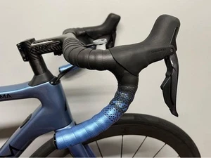 Bar Tape “Sapphire Blue” 3mm Reusable/Lightweight Leather touch - Picture 1 of 9