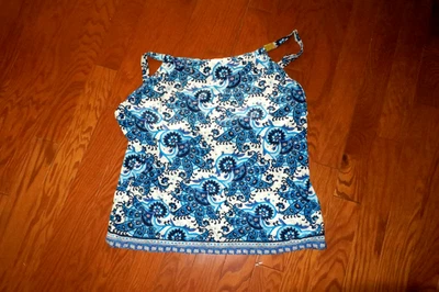 24W ❤️ BLUSA TANQUE MICHAEL KORS TANKINI TRAJE DE BAÑO SUJETADOR TOP SIN CABLES SIN ALMOHADILLAS Foto 1 de 4