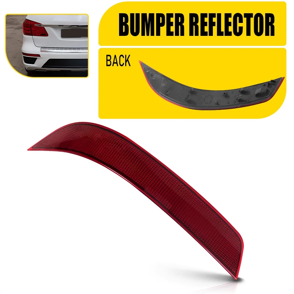 Rear Bumper Reflector For Mercedes-Benz GL-Class GL350 450 X164 2010-2012 Left A - Imagem 1 de 4