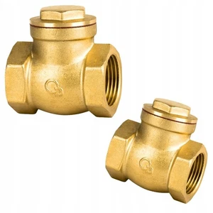Rückschlagventil 1/2" DN15 Messing Klappventil DIAMOND mit Filter 10bar - Bild 1 von 4