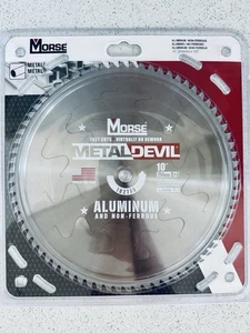 Morse Metal Devil 10” 72T hoja de aluminio y metal no ferroso - Imagen 1 de 4