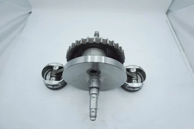 04 Harley Dyna FXD Super Glide OEM Twin Cam Engine Crank Shaft Flywheel Pistons - Image 1 of 4