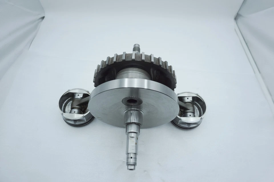 04 Harley Dyna FXD Super Glide OEM Doble Leva Motor Manivela Volante Pistones Foto 1 de 4