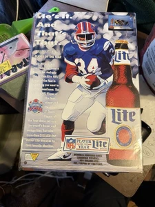 MILLER LITE BEER NFL PLAYER OF THE YEAR COLOR AD PRINT - BILLS THURMAN THOMAS - Picture 1 of 2