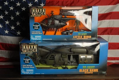 Helicóptero BBI Elite Force 1:18 Ejército de Estados Unidos Black Hawk/Little Bird 2002 combo ¡Regalo! Foto 1 de 4