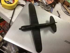 Vintage 1943 Black Hard Plastic Plane USN SB2A-2 RARE - Picture 1 of 4