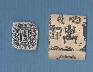 ALICE WARDER SEELY ZINN BROSCHE MEERJUNGFRAU FETISCHE 1998 PETROGLYPHEN - Bild 1 von 1