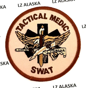 PARCHE MÉDICO TÁCTICO SWAT BRONCEADO SSI 3.5" (PD5) POLICÍA BOMBEROS MILITARES PARAMILITARES - Imagen 1 de 3