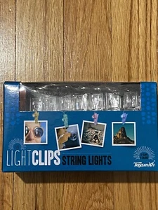 Battery Operated String Light 12 Light Clips, 4 LED colors - Picture 1 of 4