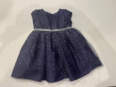 Vestido azul niña 6 Mos Foto 1 de 3