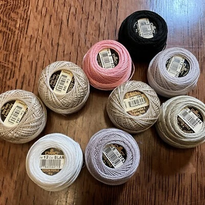 Lot of 9 Balls DMC Cotton  NEW - Image 1 of 3