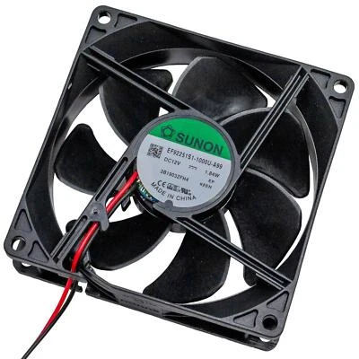 Fan 12V DC 1,68W 92x92x25mm 87,5m³/h 3000U/Min 87,5m³/h Sunon EF92251S11000UA99 - Image 1 of 4