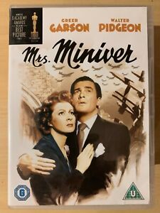 Mrs Miniver DVD 1942 Película Clásica Con Greer Garson Y Walter Pidgeon