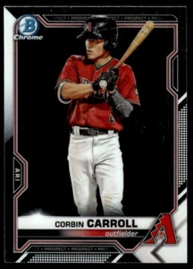 2021 Bowman Chrome Prospects Corbin Carroll Arizona Diamondbacks #BCP-142 R70 - Picture 1 of 2