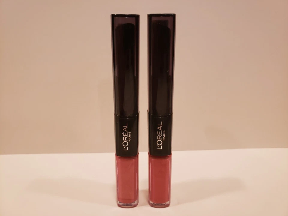 Loreal ~Lot of 2 Infallible Pro Last 2 Step Lipstick~#207 Perpetual Apricot~NWOB - Image 1 of 1