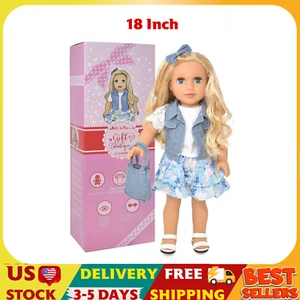 Gift Boutique 18 Inch Girl Doll, Fashion Doll with Fine Blond Long Hair for Styl - Picture 1 of 8