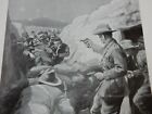 CAPTAIN SHOUT  VC  GALLIPOLI TRENCHES etc X1 abstract page  FRAME IT ! WW1