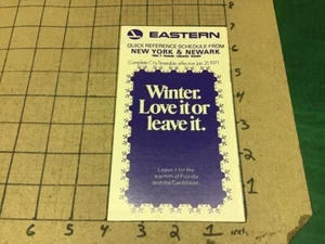 Vintage HIGH GRADE Brochure: 1971 EASTERN new york & newerk 16pgs - Picture 1 of 3