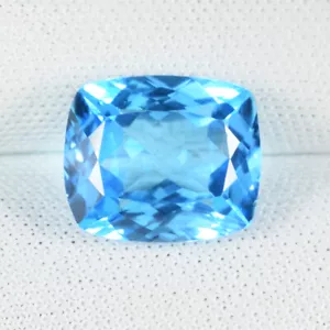 5,27 cts Best Fire Natural Swiss Blue Topas Kissen...!!!!! - Bild 1 von 2