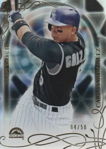 2015 Topps Tribute Baseball Black #36 Carlos Gonzalez /50 - Picture 1 of 2
