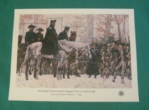 Hoja de recuerdo 31c MNH Washington at Valley Forge del 5-Bicentenario-#1689 - Imagen 1 de 2