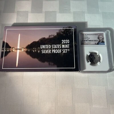 2020S SILVER PROOF SET 11 PIECE SET WITH REVERSE PROOF NICKEL PF69 NGC - Image 1 of 4