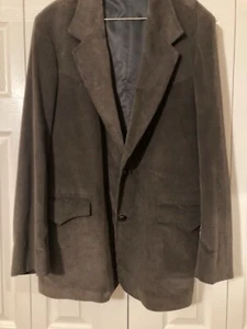 Men's Pioneerwear 46L Brown Corduroy Western Sport Coat - Picture 1 of 7