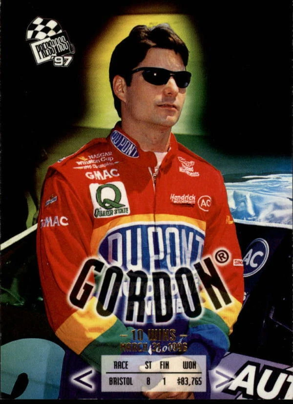 1997 Press Pass #135 Jeff Gordon W EX Excellent - Image 1 of 1