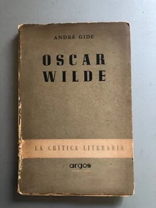 André Gide - Oscar Wilde - Ed Argos - Imagen 1 de 2