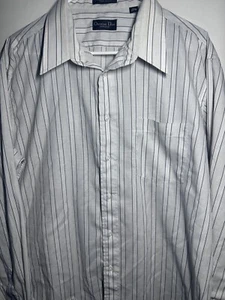 Camisa de vestir Christian Dior con botones para hombre talla 17,5 34-35 blanca - Imagen 1 de 4