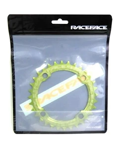RaceFace Narrow Wide Chainring: 104mm BCD, 30t, Green  - Picture 1 of 1