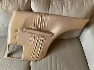 1977-1981 VOLVO 262C Bertone OEM TAN Leather Rear Panel Both Sides - Picture 1 of 7