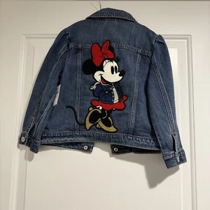 NWT Gap X Disney Minnie Mouse Jean Jacket Size 5 - Picture 1 of 3