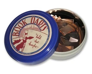 Book Darts Line Markers - 125 Count Tin Mixed Metals Bookmarkers - Bild 1 von 8