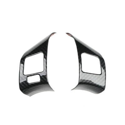 Car Steering Wheel Button Cover Carbon Fiber Trim For Lexus IS250 350 2006-2012 - Image 1 of 4