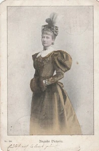 Cartolina | 1901 | Augusta Vittoria dello Schleswig-Holstein ultima regina di Prussia - Foto 1 di 3