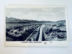 Postcard A Desert Road, California CA pub. by Frasher's 1930-1950 RPPC #229 - Picture 1 of 3