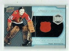 13-14 UD Upper Deck Series One A Piece of History  Tony Esposito  Jersey  HOF