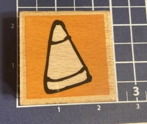 Vap! Scrap Rubber Stamp-Candy Corn-Halloween-Fall-Autumn-Card Making-Crafts-New - Picture 1 of 2