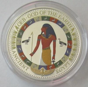 Salomonen 2 Dollars 2018 Ancient Egypt Geb Silber - Bild 1 von 2