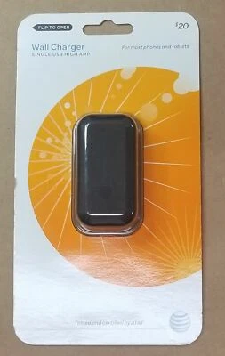 AT&T Ventev Wall Charger Single USB High Amp - 4133A 5V - 2.1Amp (BIN 19) - Image 1 of 3