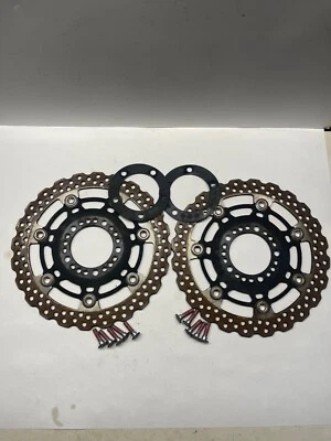 Kawasaki Ninja 650R EX650 2011 09-11 rotores de freno delanteros OEM Foto 1 de 4