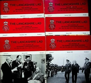 6 x Rare Lancashire Lad 1977 Magazines Queen's Regiment military history battali - Picture 1 of 17