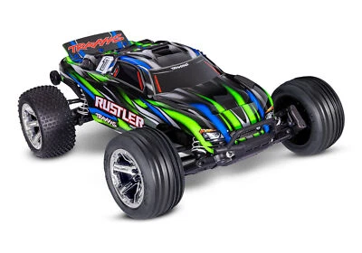 Traxxas RC Buggy Rustler BL-02S HD 1/10 2WD RTR Grün - Bild 1 von 4
