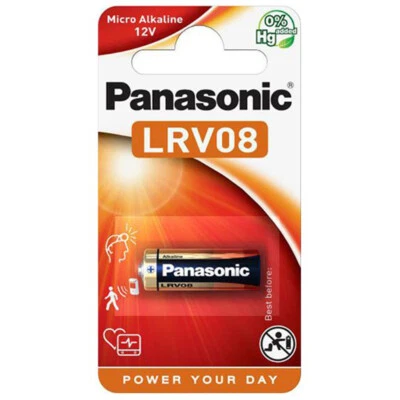 kQ Panasonic Batterie Alkaline V23GA LRV08 12V 1er Blister - Bild 1 von 2